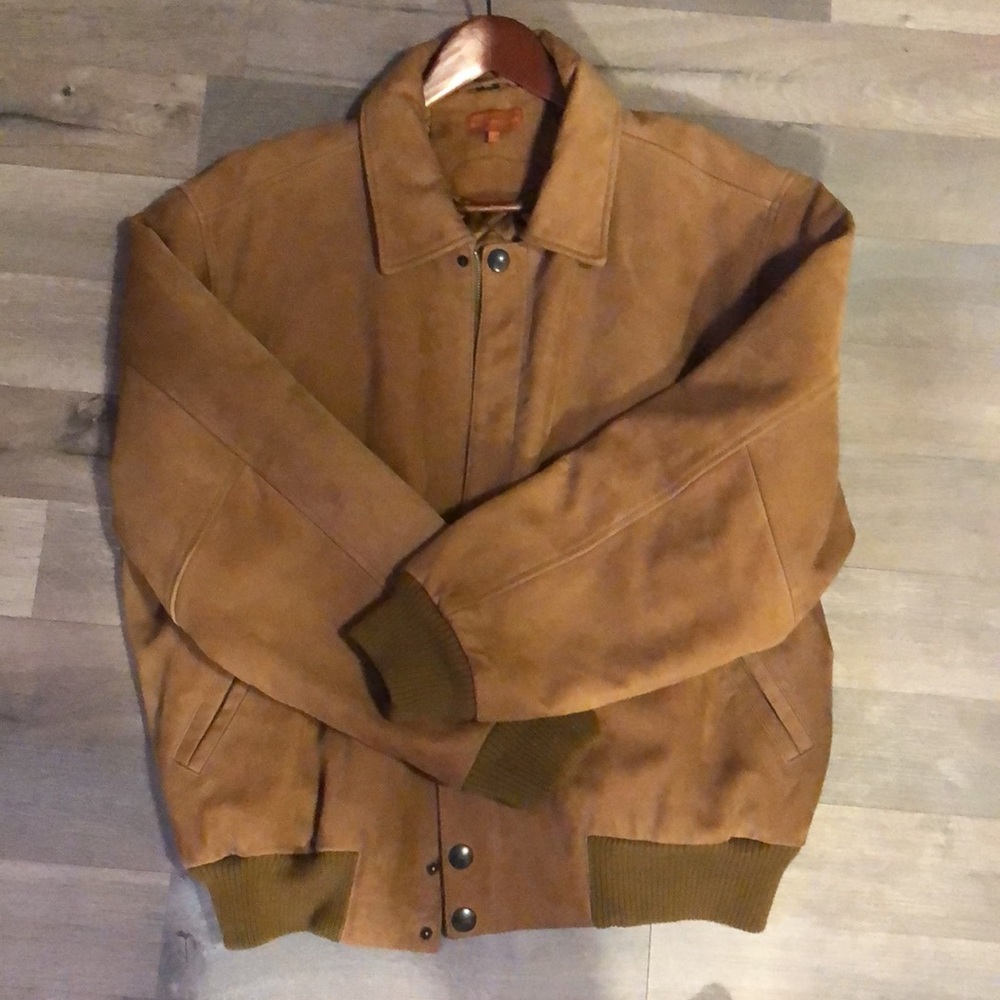 Rare Vintage Porsche Leather Bomber Jacket